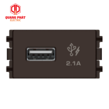 Ổ sạc usb 2.1A đơn, size S 