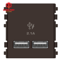 Ổ cắm đơn 2 chấu 10A ,Size S