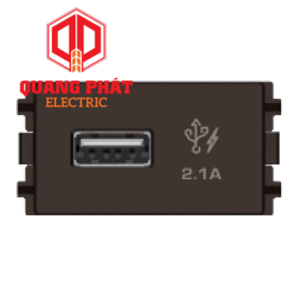 Ổ sạc usb 2.1A đơn, size S 