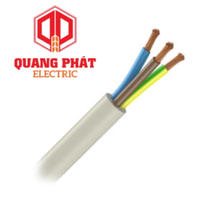 Dây điện 3 lõi Cadisun VCTF-3×1.5mm2–300V, 500V (Xám)
