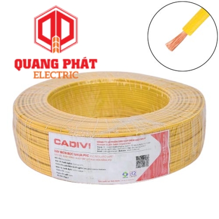 Dây điện bọc nhựa PVC 0.6/1kV CADIVI VCm-120 (1x608/0.5)