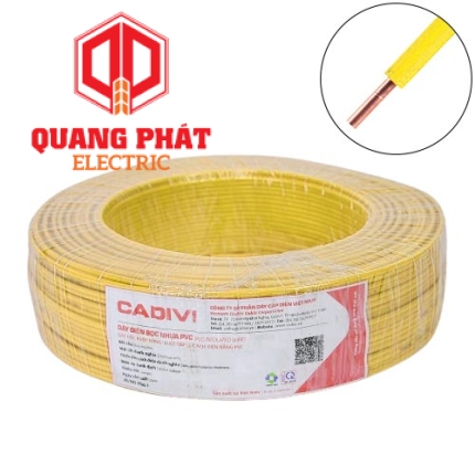 Dây điện đơn cứng Cadivi CV-4.0 -0.6/1KV