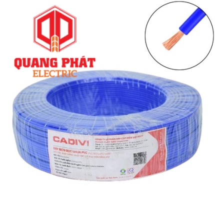 Dây điện đơn mềm Cadivi  VCm-0,5 (1x16/0.2 ) - 300/500V